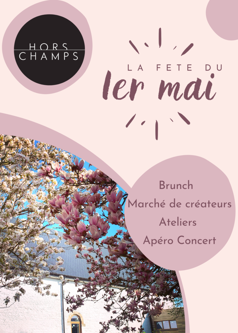 Affiche de la fête du 1er mai à Hors Champs