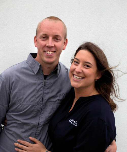 Stéphane et Aurélie, un couple à l'origine de Hors Champs