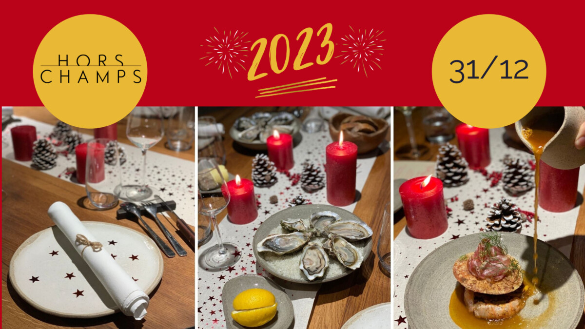 Fêtez la nouvelle année avec notre menu traiteur (Couverture d’événement Facebook) (1) Soirée 31/12/22