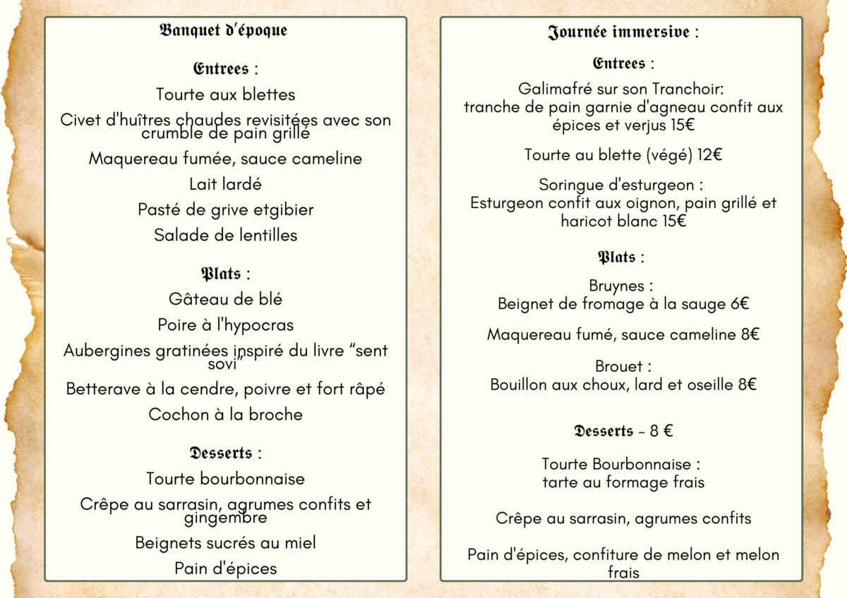 Menu Menu