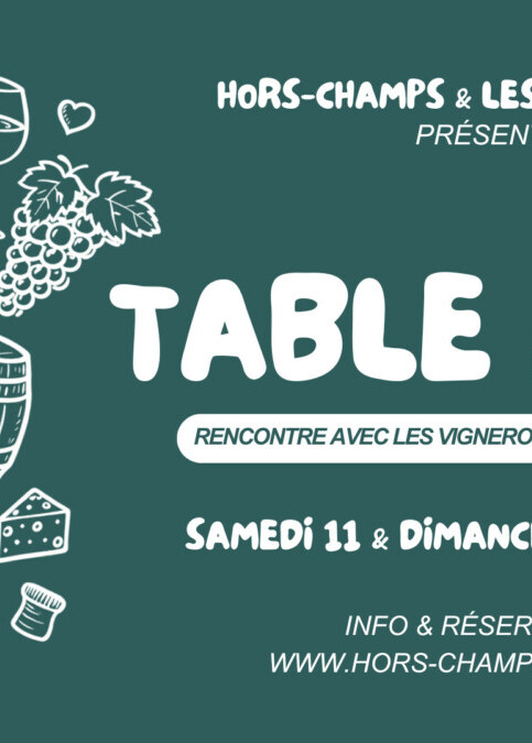 table & vins Avril 2026